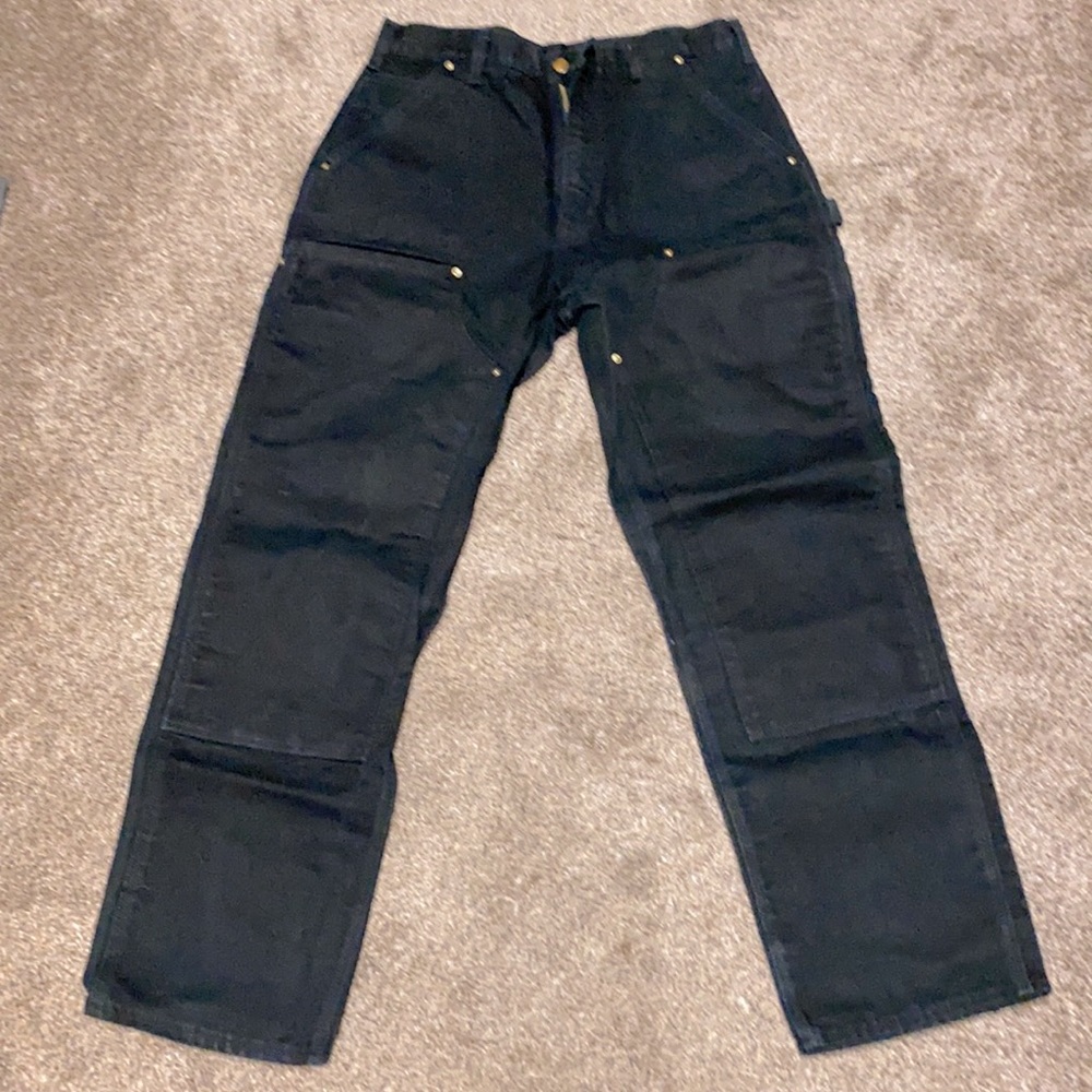 Black Carhartt Work Pants Dungaree Fit. Never worn.